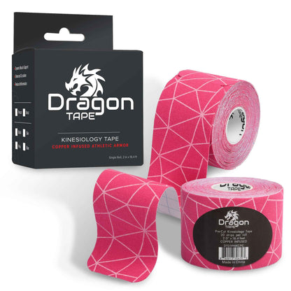 Copper Infused Kinesiology Tape – 20 Precut Strips