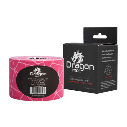 Copper Infused Kinesiology Tape – 20 Precut Strips