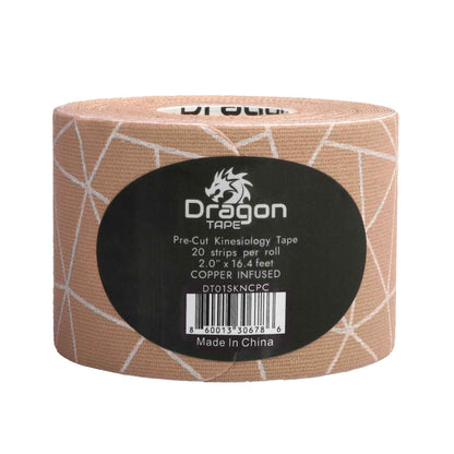 Copper Infused Kinesiology Tape – 20 Precut Strips