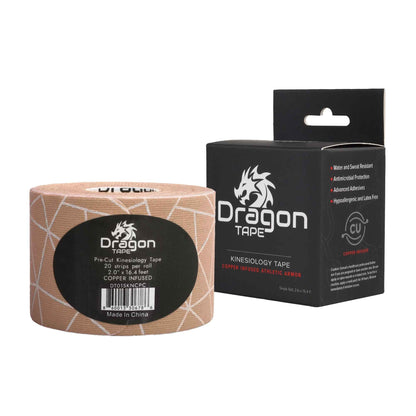 Copper Infused Kinesiology Tape – 20 Precut Strips